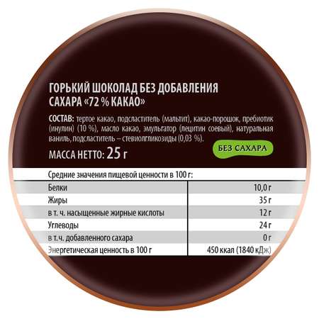 Шоколад Победа вкуса горький без сахара какао 20шт по 25г