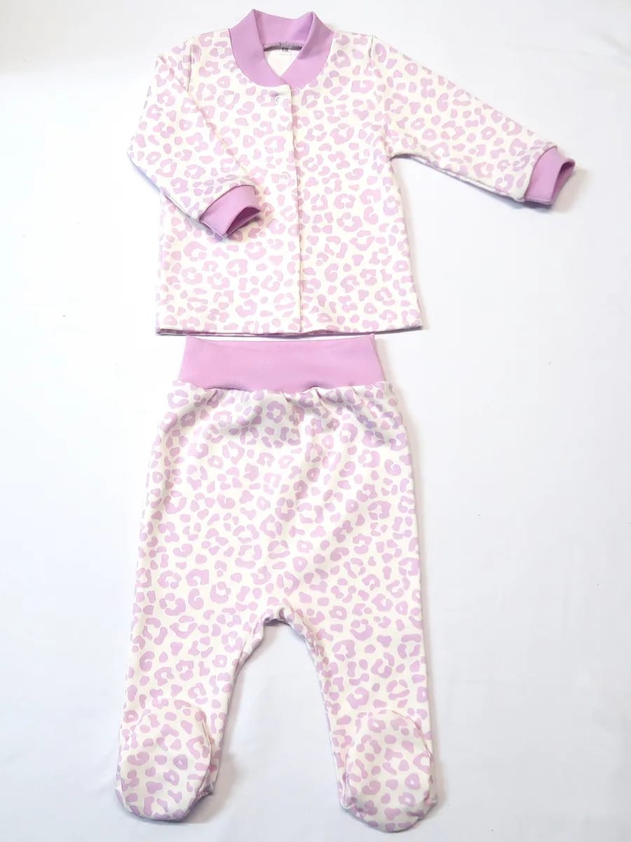 Кофточка и ползунки Рекантино 657-21 Сиреневый - фото 6