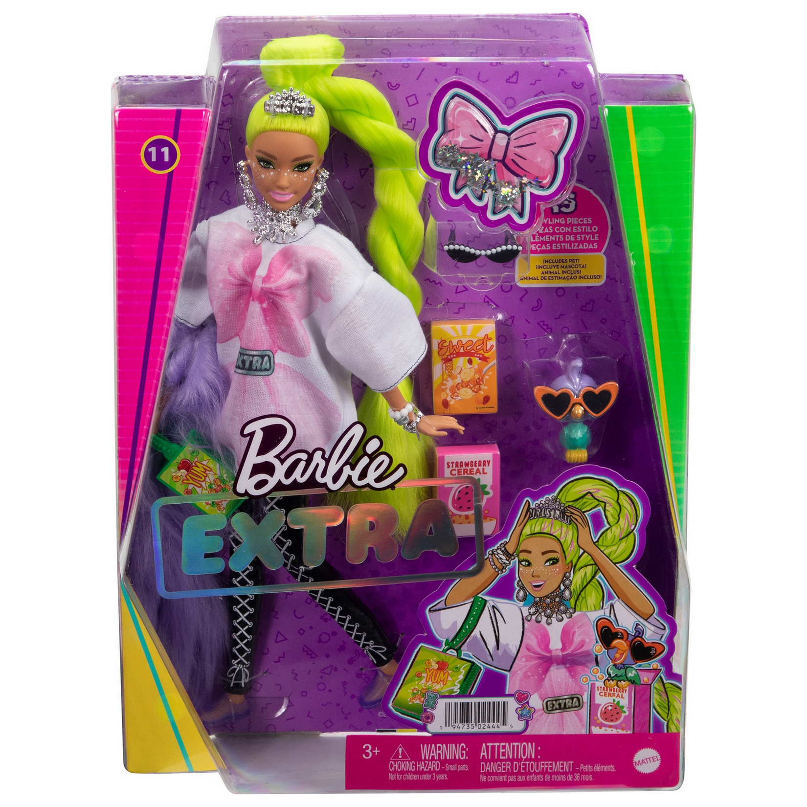 Кукла модельная Barbie Экстра HDJ44 - фото 2