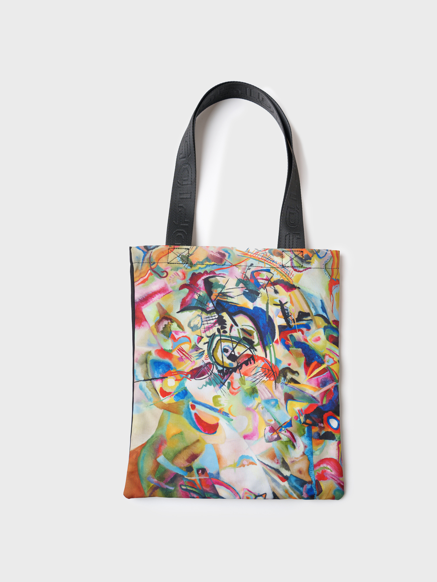 Изображение товара Шоппер PlayToday Б/Р с принтом Кандинского (Вместительный и стильный) 