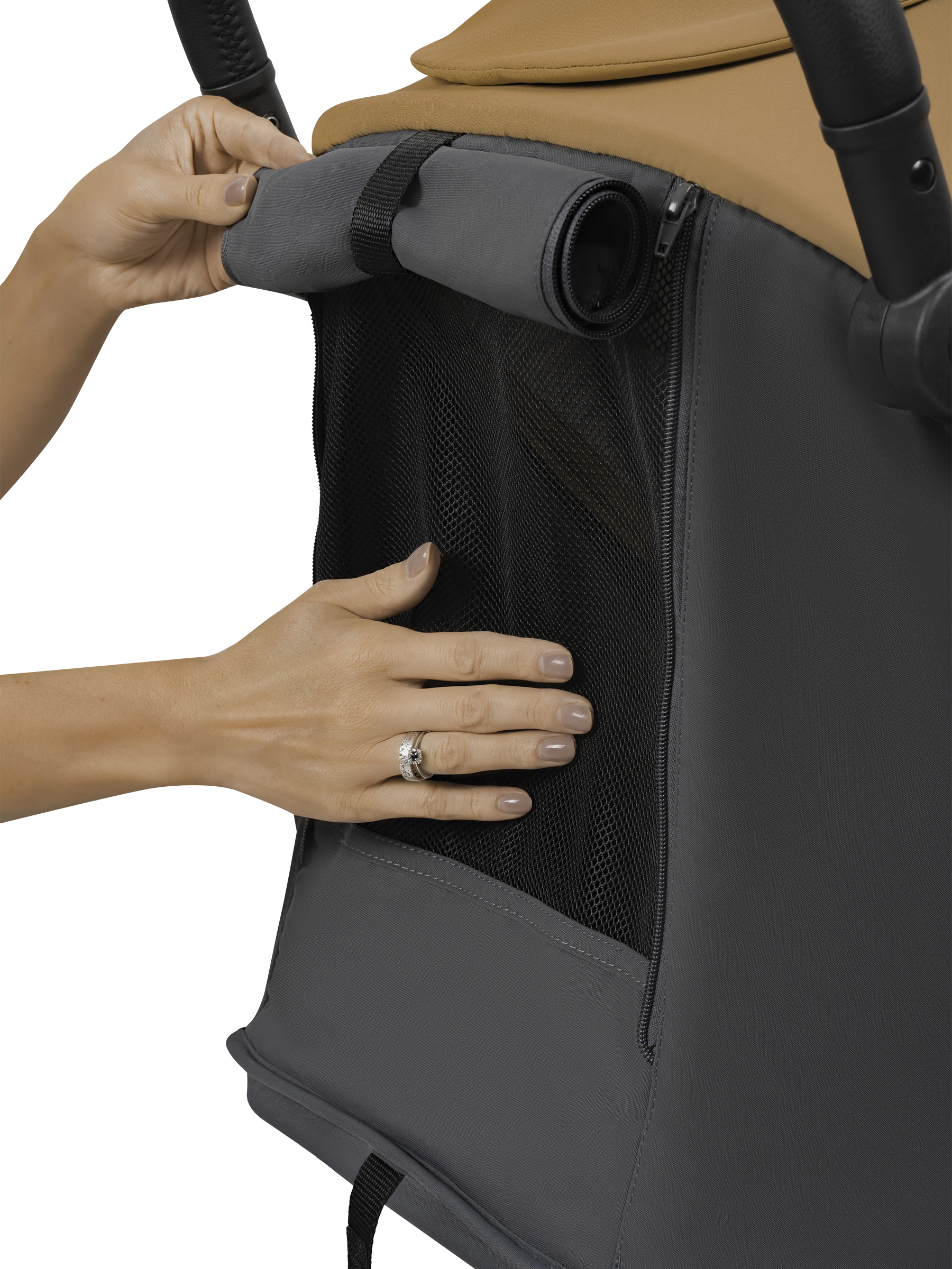 Коляска прогулочная JOVOLA SELENA 2026 всесезонная бежевый - фото 22