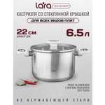 Кастрюля LARA LR02-260 серия Флора 6,5л.