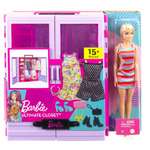 Кукла модельная Barbie Гардероб с аксессуарами высота 28 см