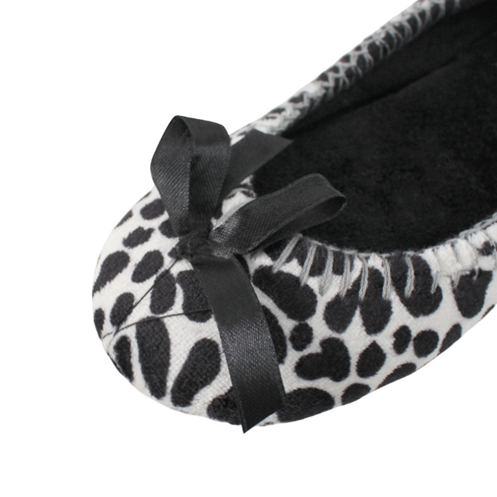 Тапочки Europen A9008-СВ EUROPEN Тапочки домашние,черно-белый - фото 5