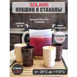 Набор Solaris кувшин 1,5л и 4 стакана 0,25л.