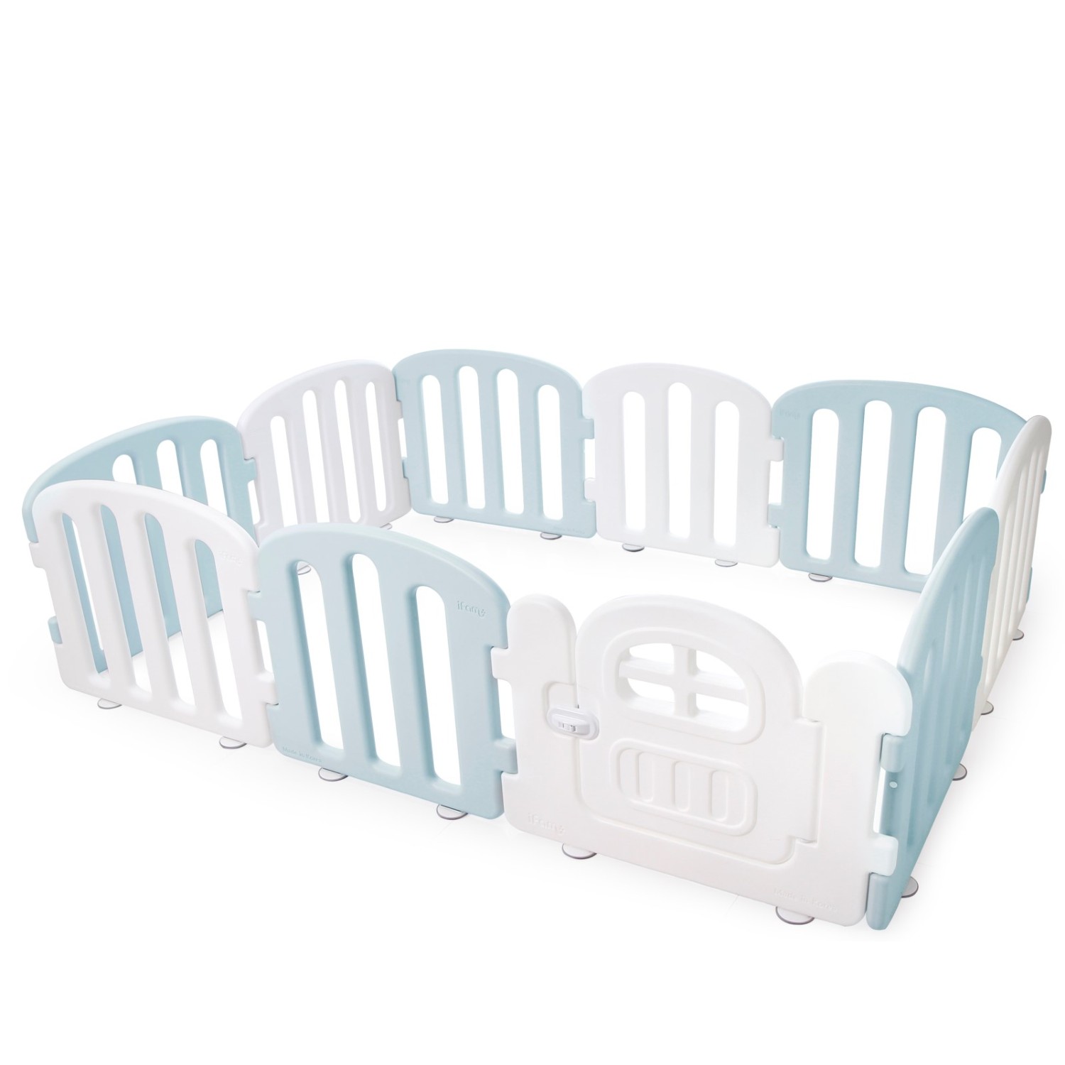 Детский манеж Ifam First Baby Room белый - голубой IF-137-1-FBR-WCB10D - фото 11
