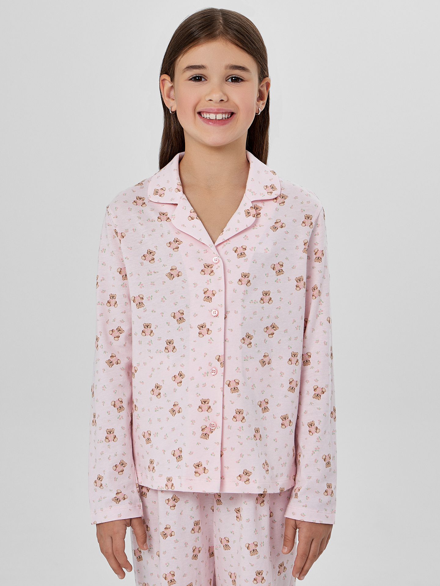 Пижама Mark Formelle (Марк Формэль) 567754/мишки с цветами на розовом - фото 3