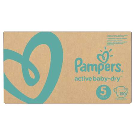 Подгузники Pampers Active Baby-Dry 5 (11-16 кг) 150 шт.