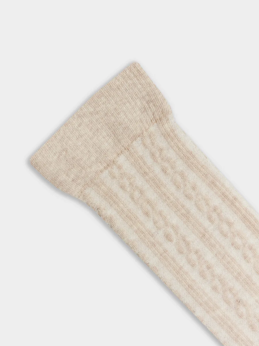 Гольфы Mark Formelle (Марк Формэль) 255K-488/бежевый меланж - фото 8