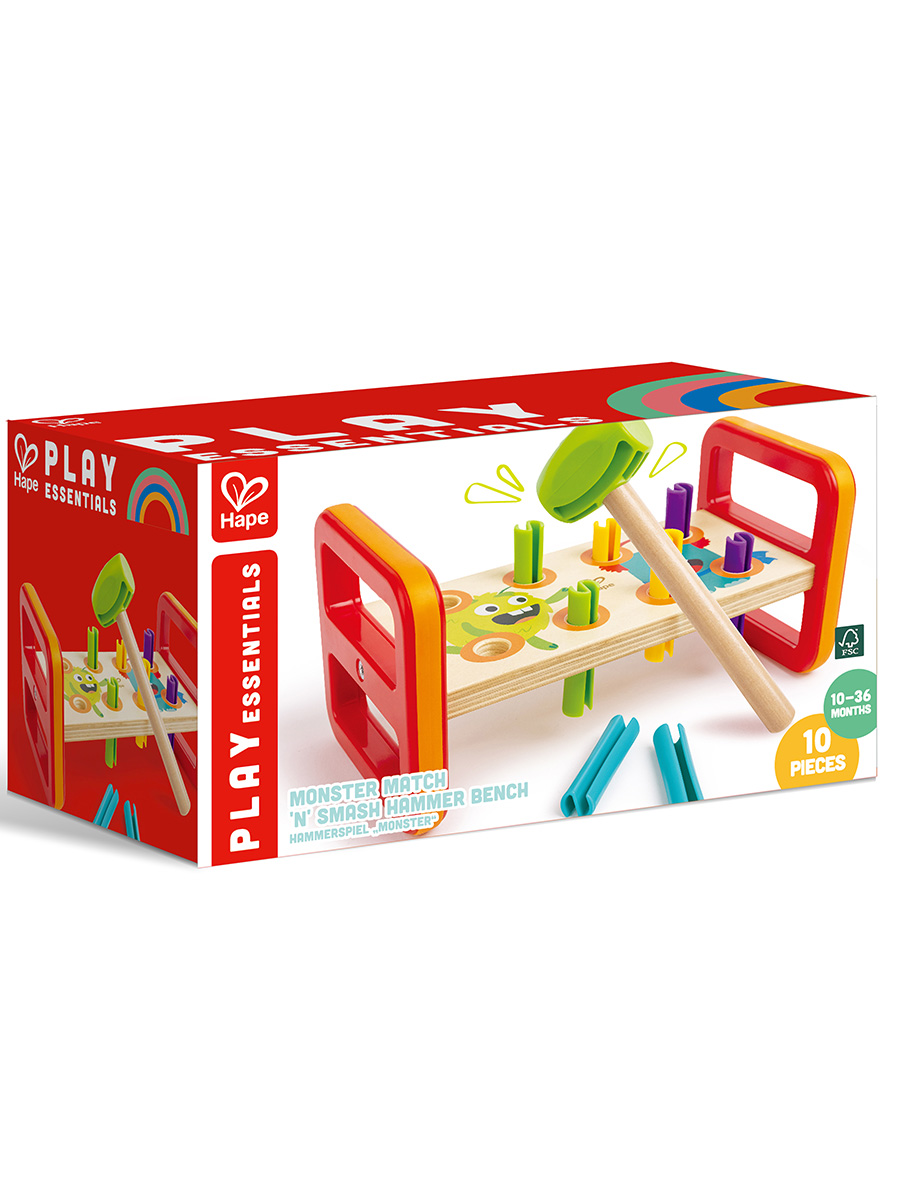 Игрушка Hape стучалка Веселые монстрики - фото 5