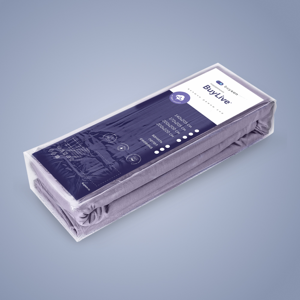 Пододеяльник buyson BuyLive 140 x 205 см - фото 12