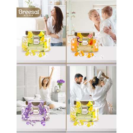 Ароматические гелевые шарики Breesal Fresh Drops Свежесть летнего луга