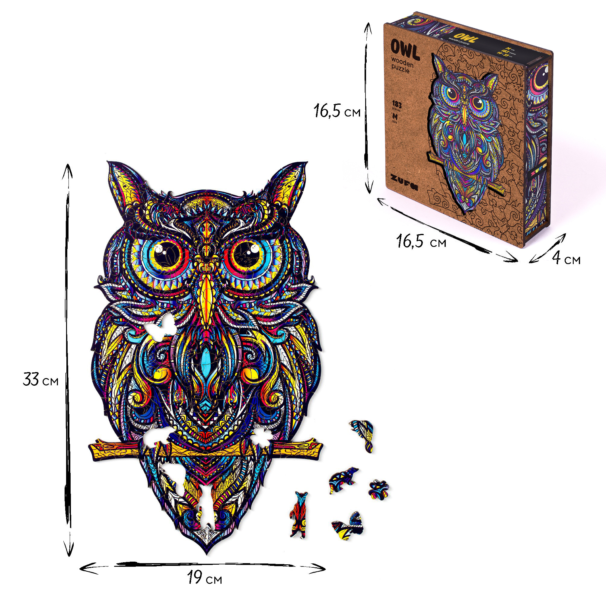 Пазл ZUFA деревянный - фото 6