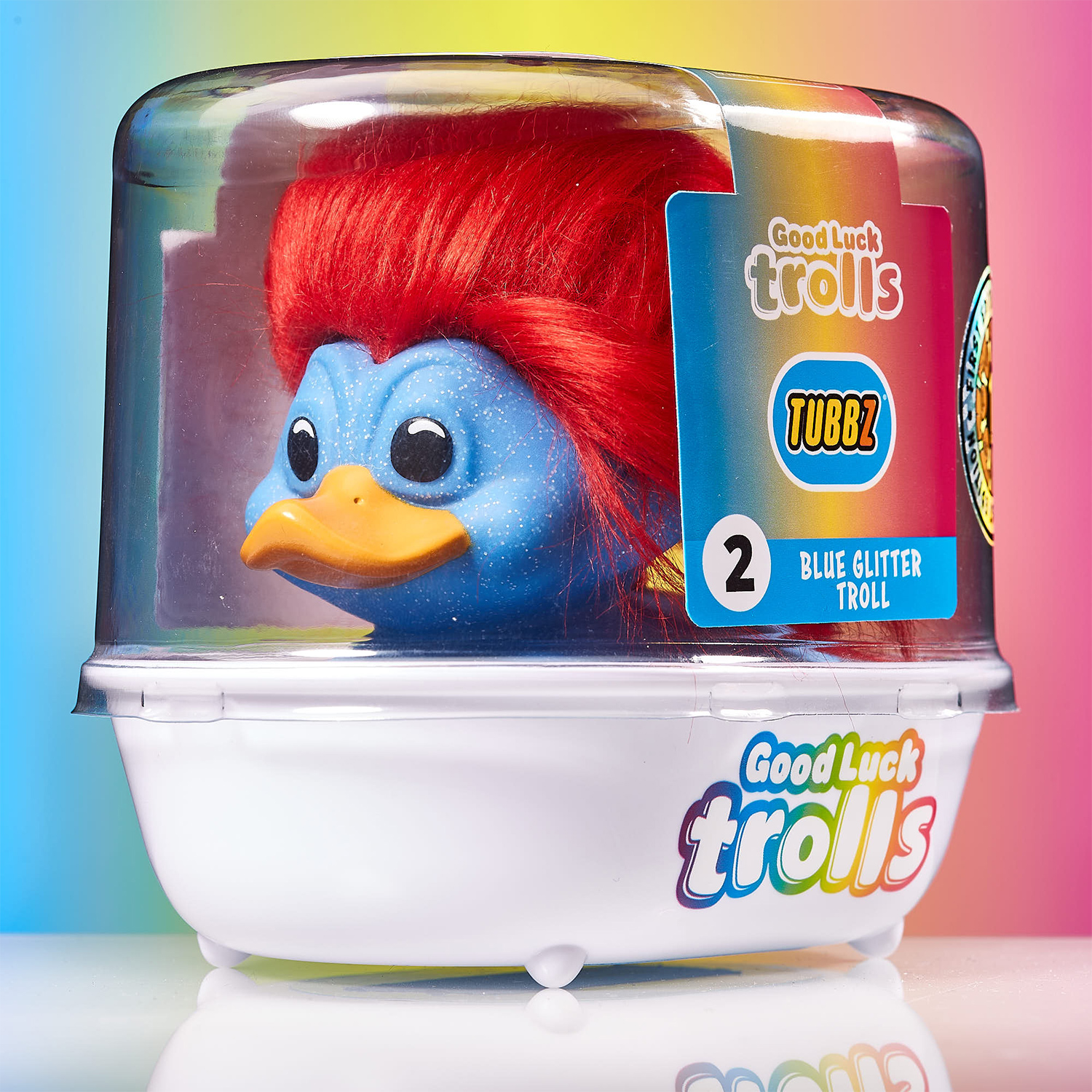 Фигурка Trolls Утка Tubbz Блестящий тролль - фото 18