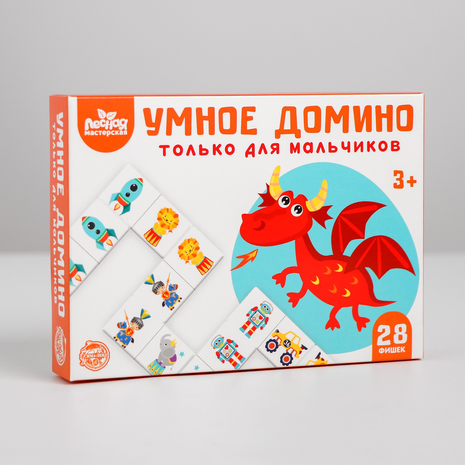 Настольная игра Лесная мастерская Домино - фото 3
