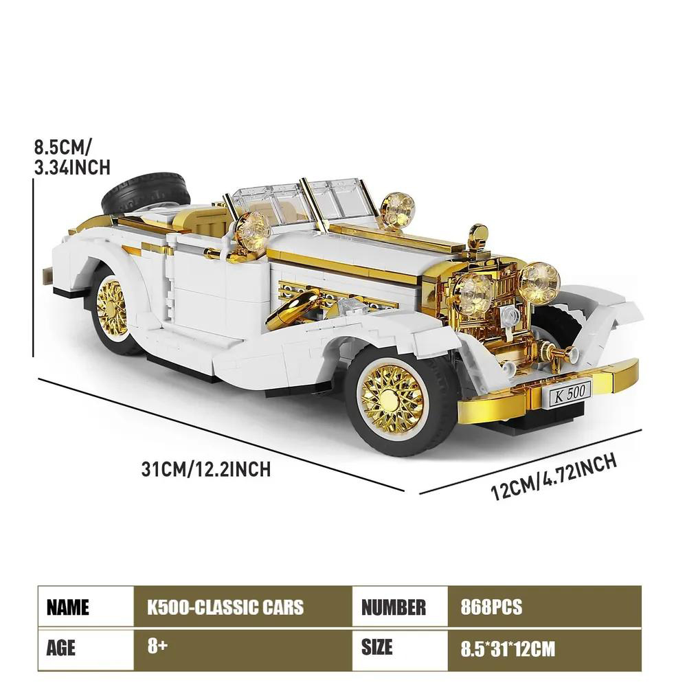 Конструктор Mould King Mercedes-Benz 500K - фото 12