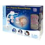 Мобиль INFANTINO Музыкальный 3 в 1 розовый