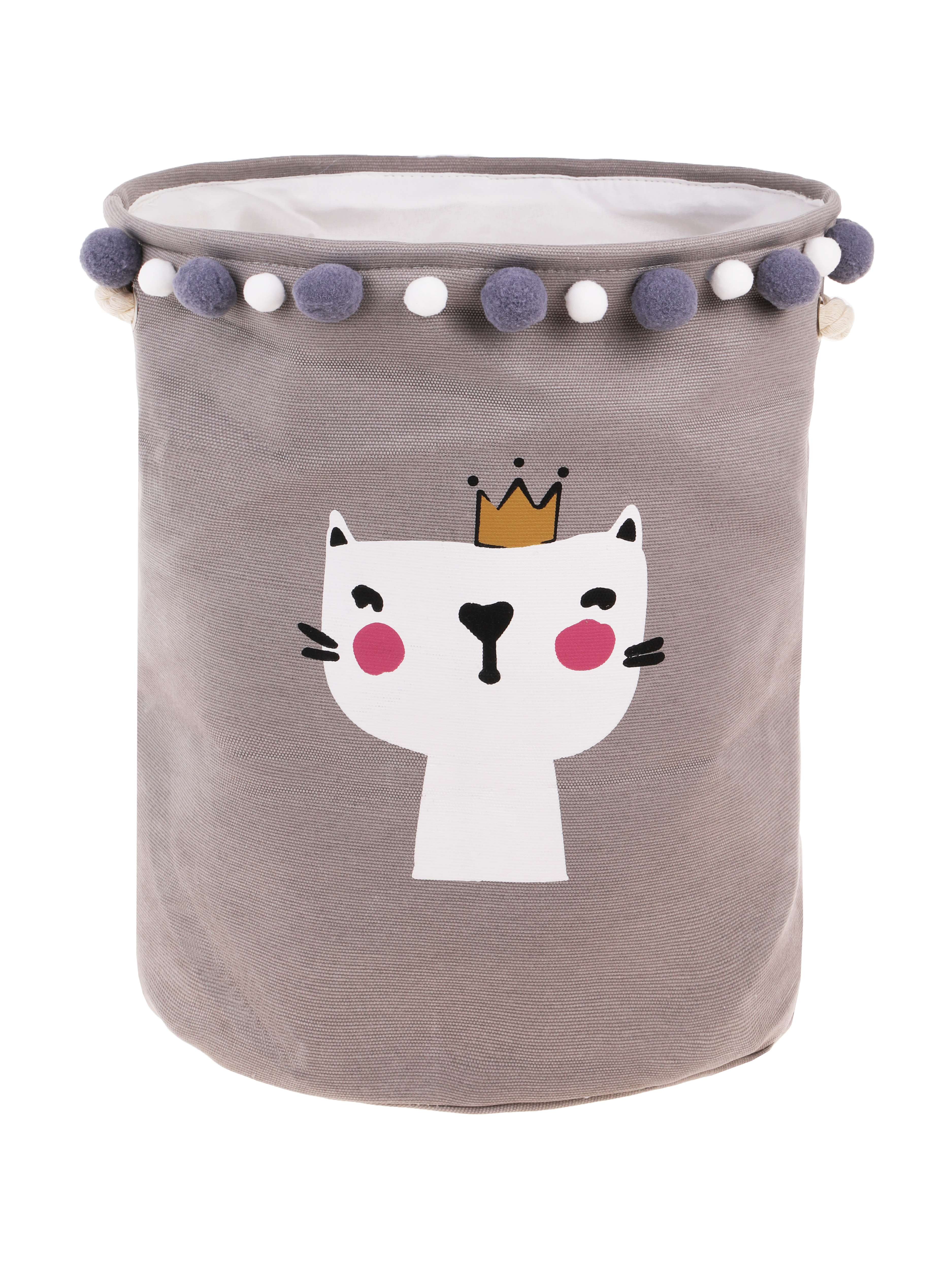 Корзина для игрушек Наша Игрушка котик принц 35х35х40 см - фото 2