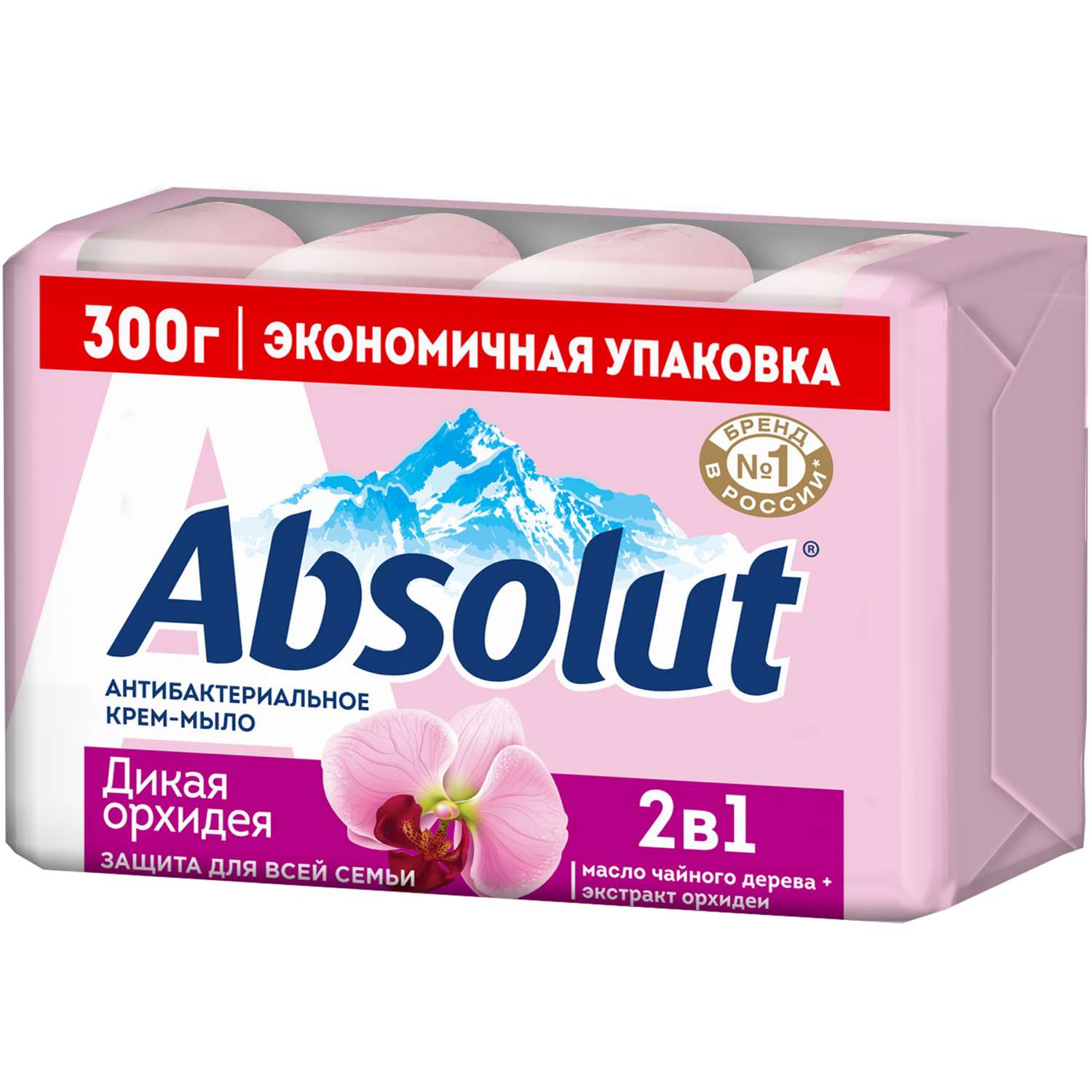 Мыло Absolut Дикая орхидея 4 шт. 75 г - фото 1