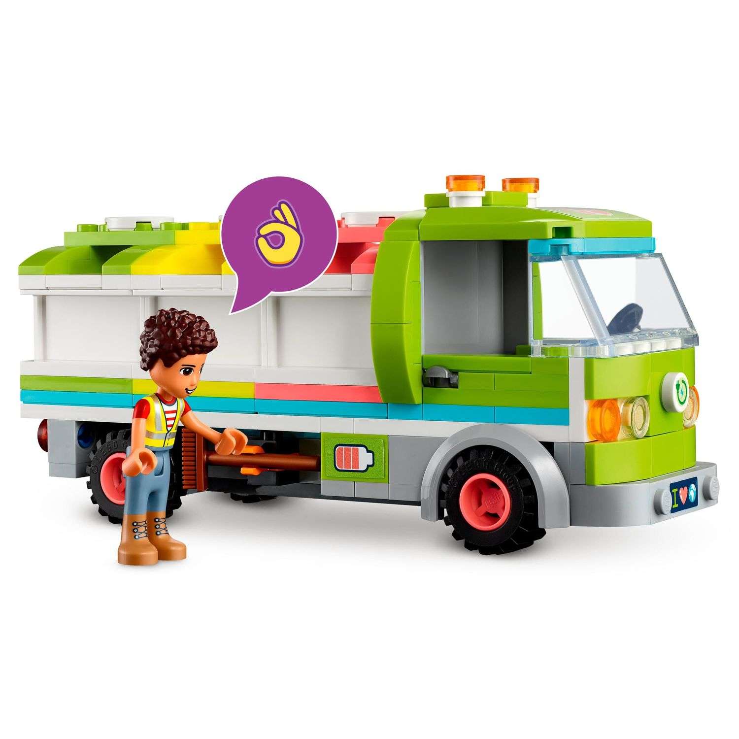 Конструктор LEGO Friends Recycling Truck блочный - фото 6