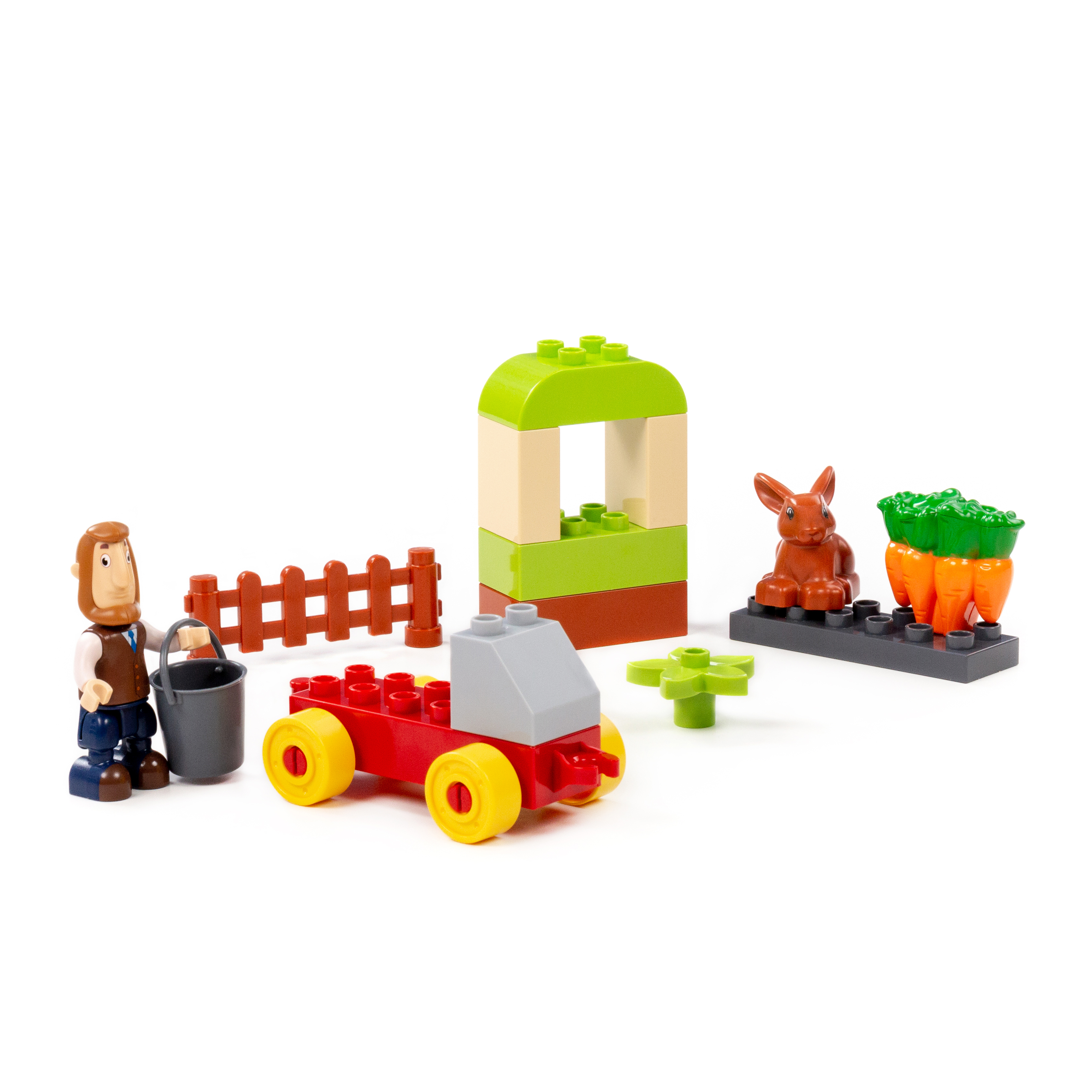 Конструктор Полесье Папа на поле 18 дет. - фото 5