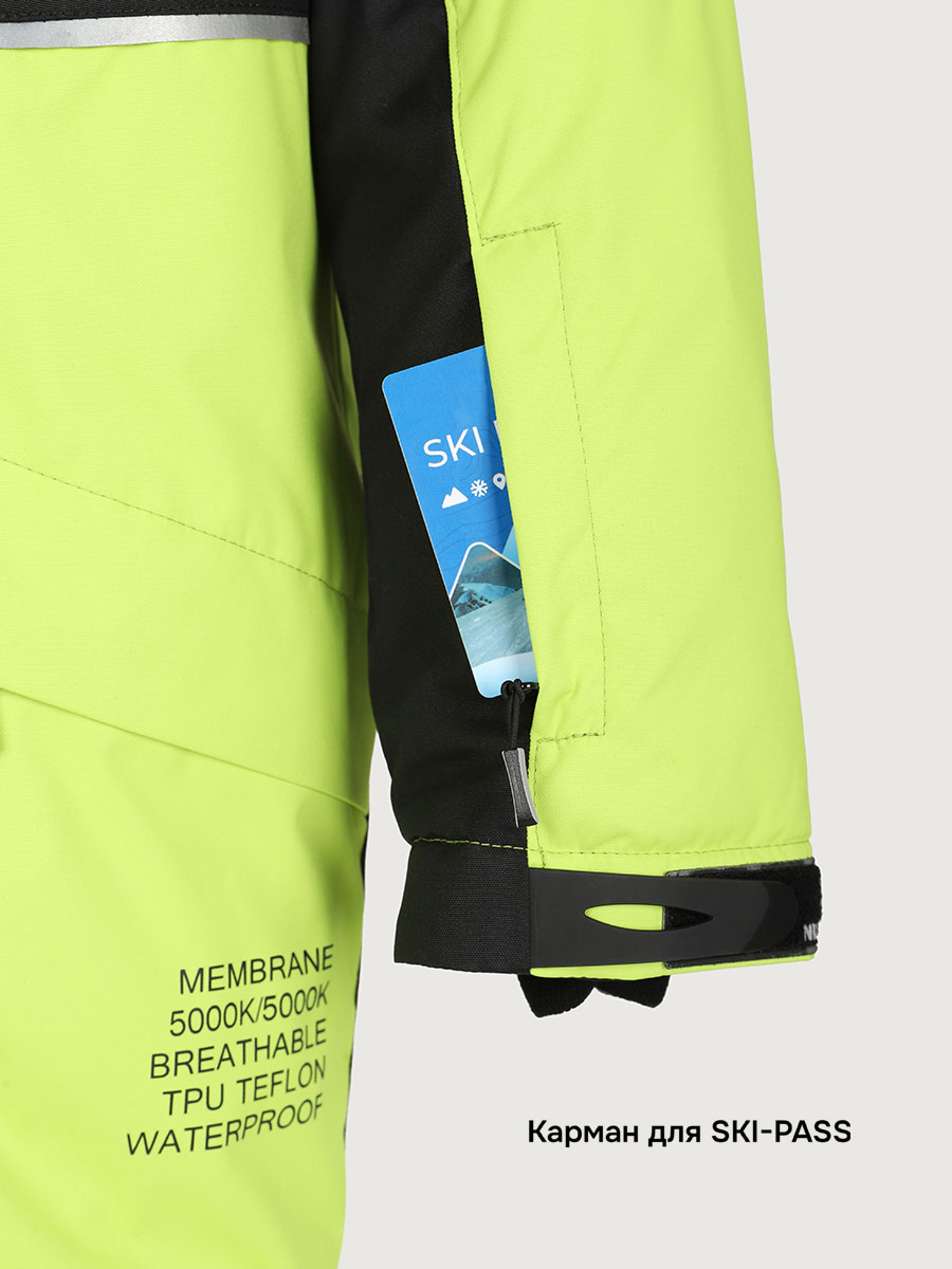 Комбинезон NIKASTYLE 8з4925 салат/сталь - фото 12