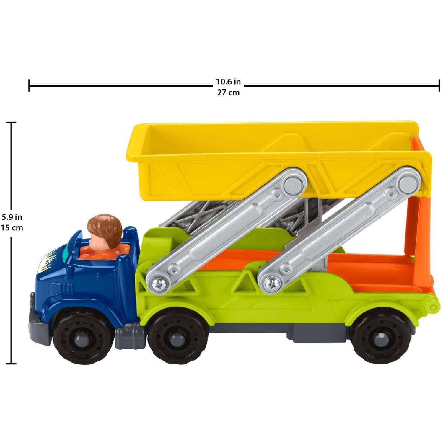 Грузовик Fisher Price Little People Спуск с рампы - фото 15