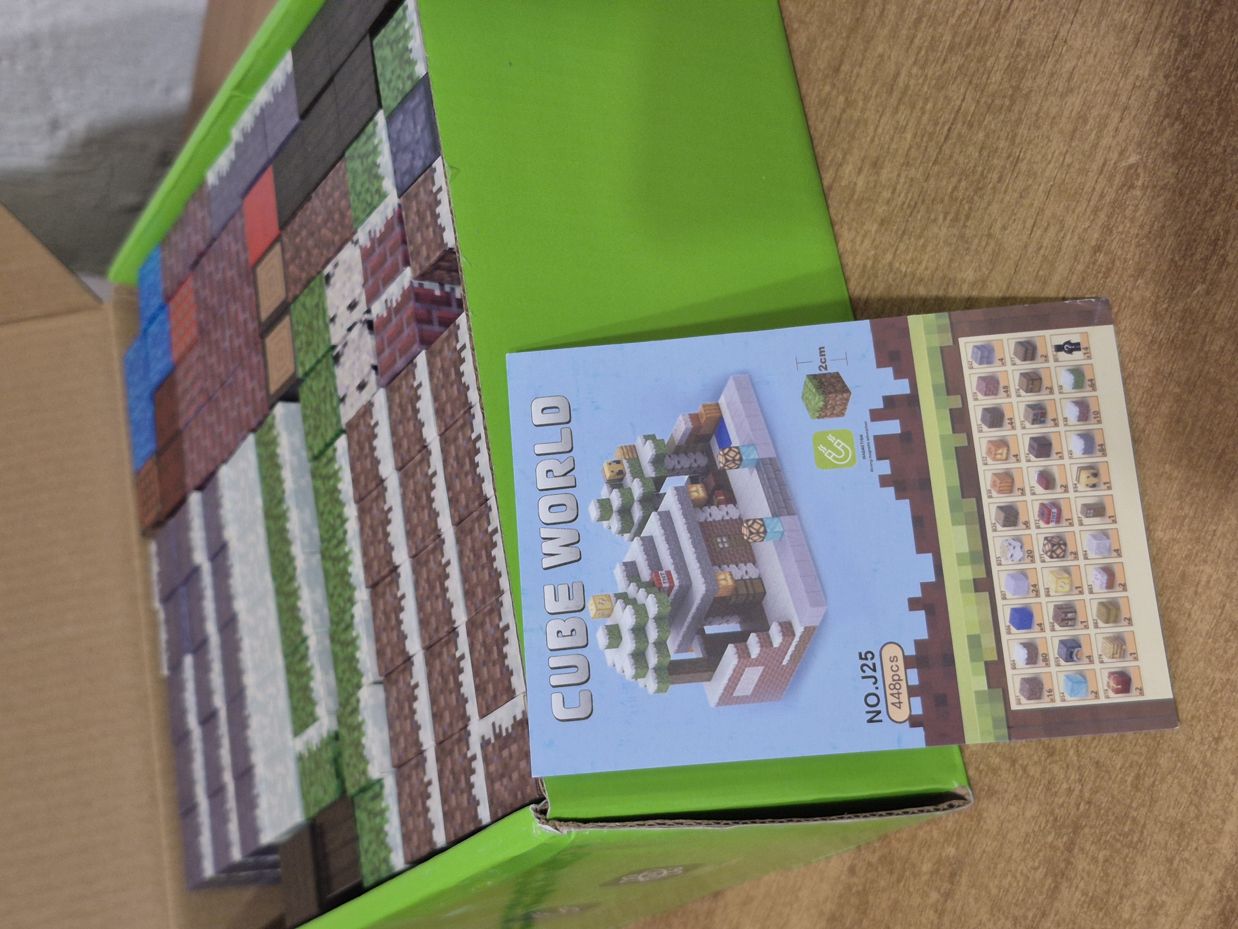 Конструктор BalaToys Майнкрафт магнитный 448 дет. - фото 6