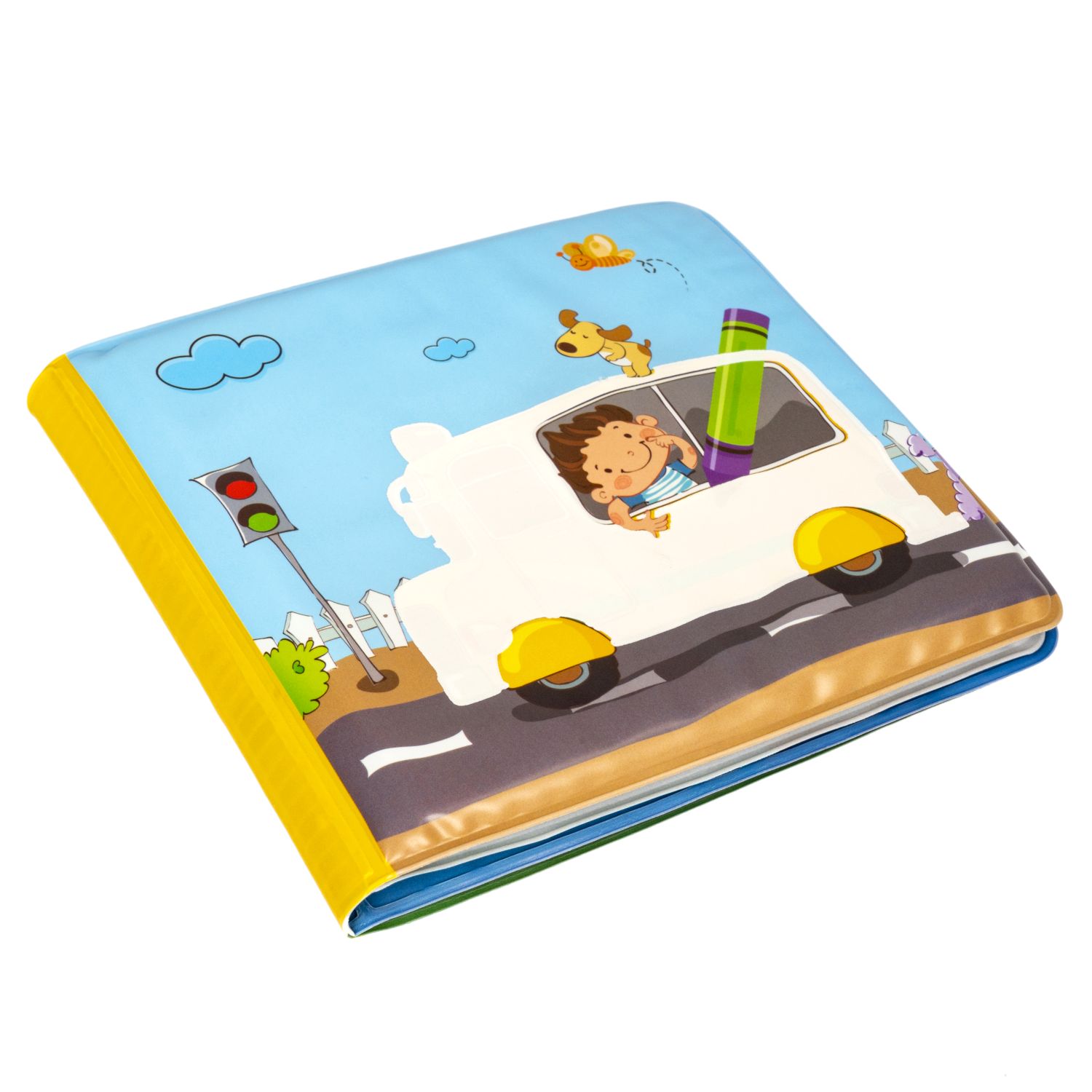 Игрушка Bondibon книжка для ванной Транспорт - фото 5