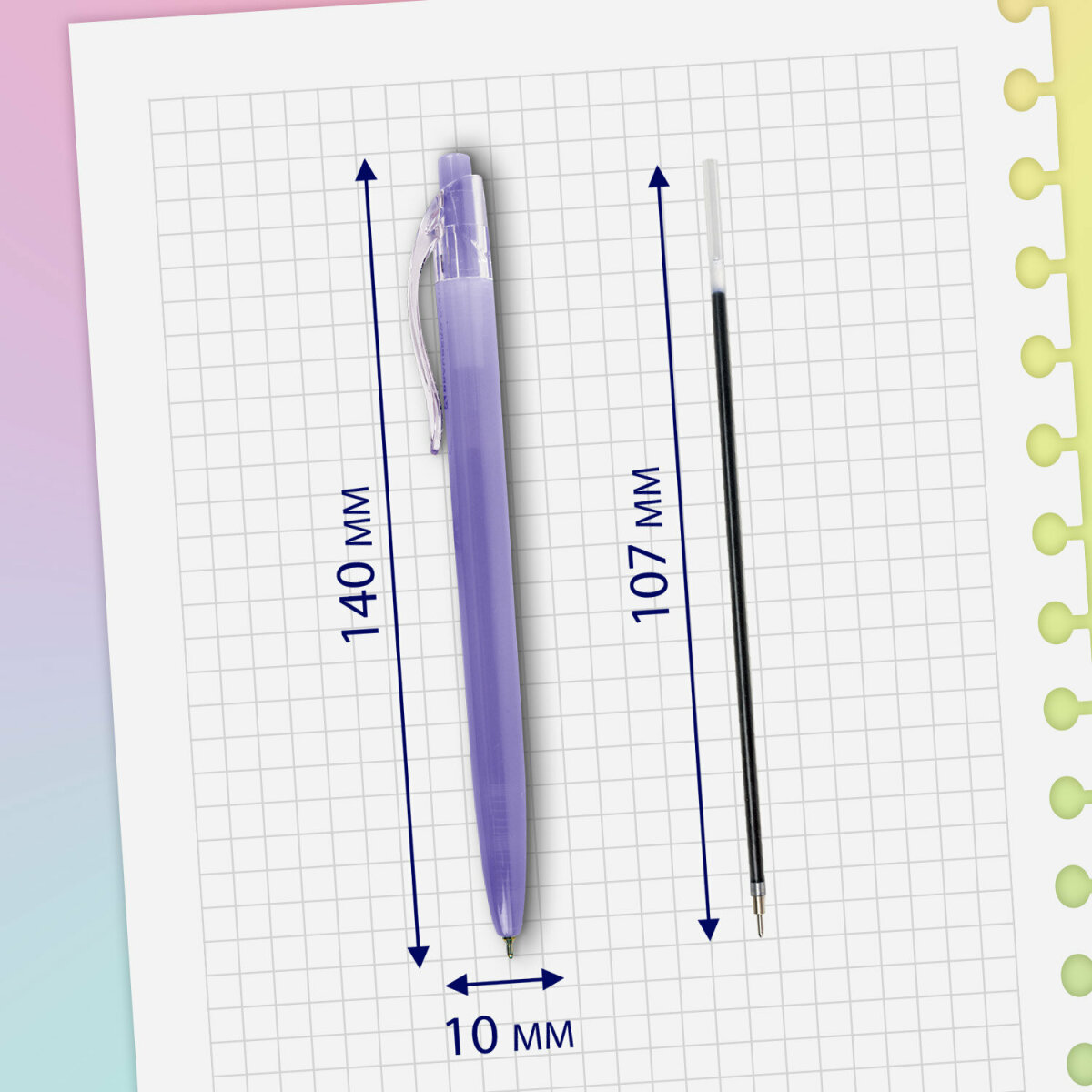 Ручка шариковая Brauberg 5 шт. - фото 3