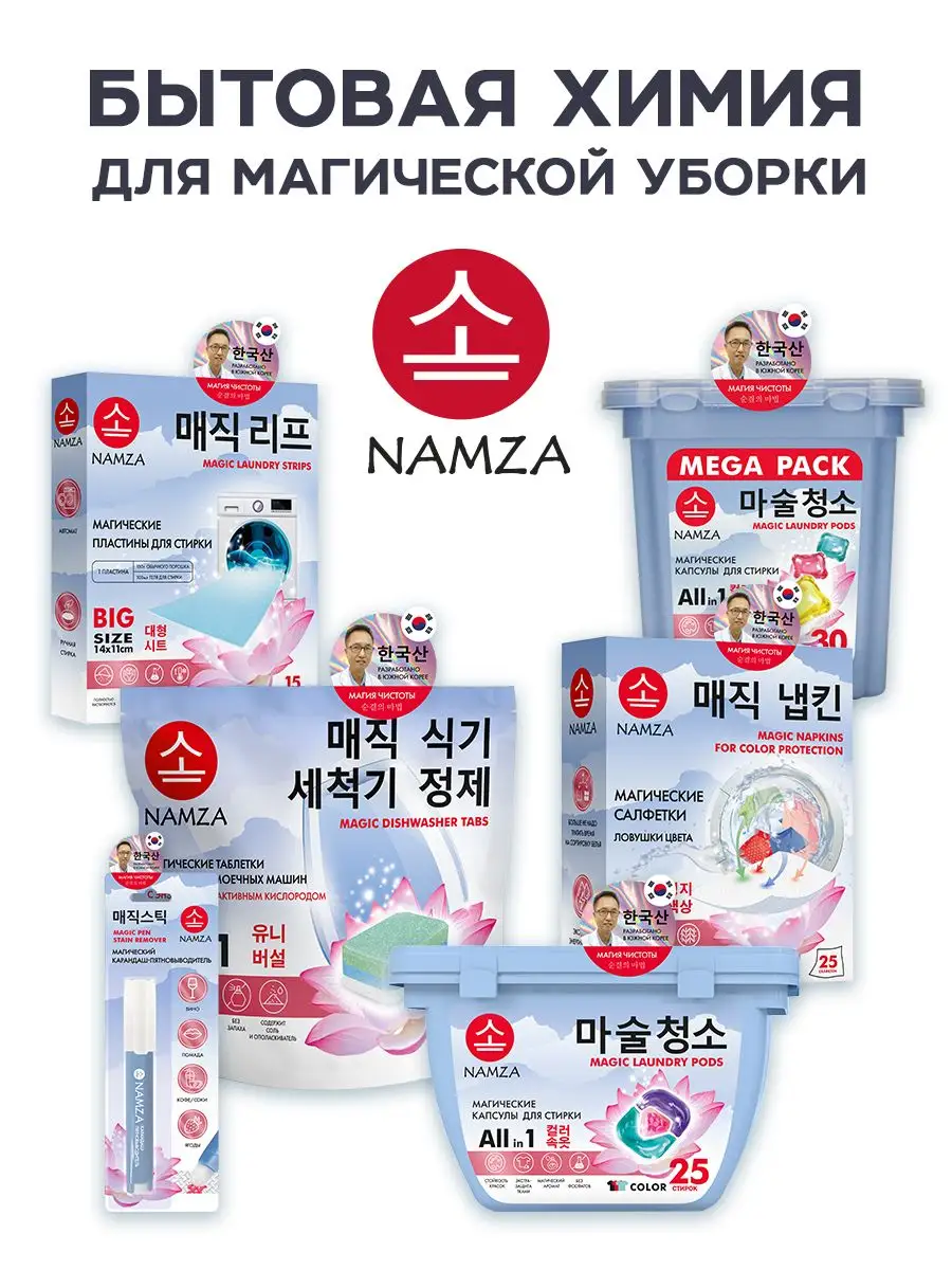 Таблетки для посудомоечных машин NAMZA - фото 7