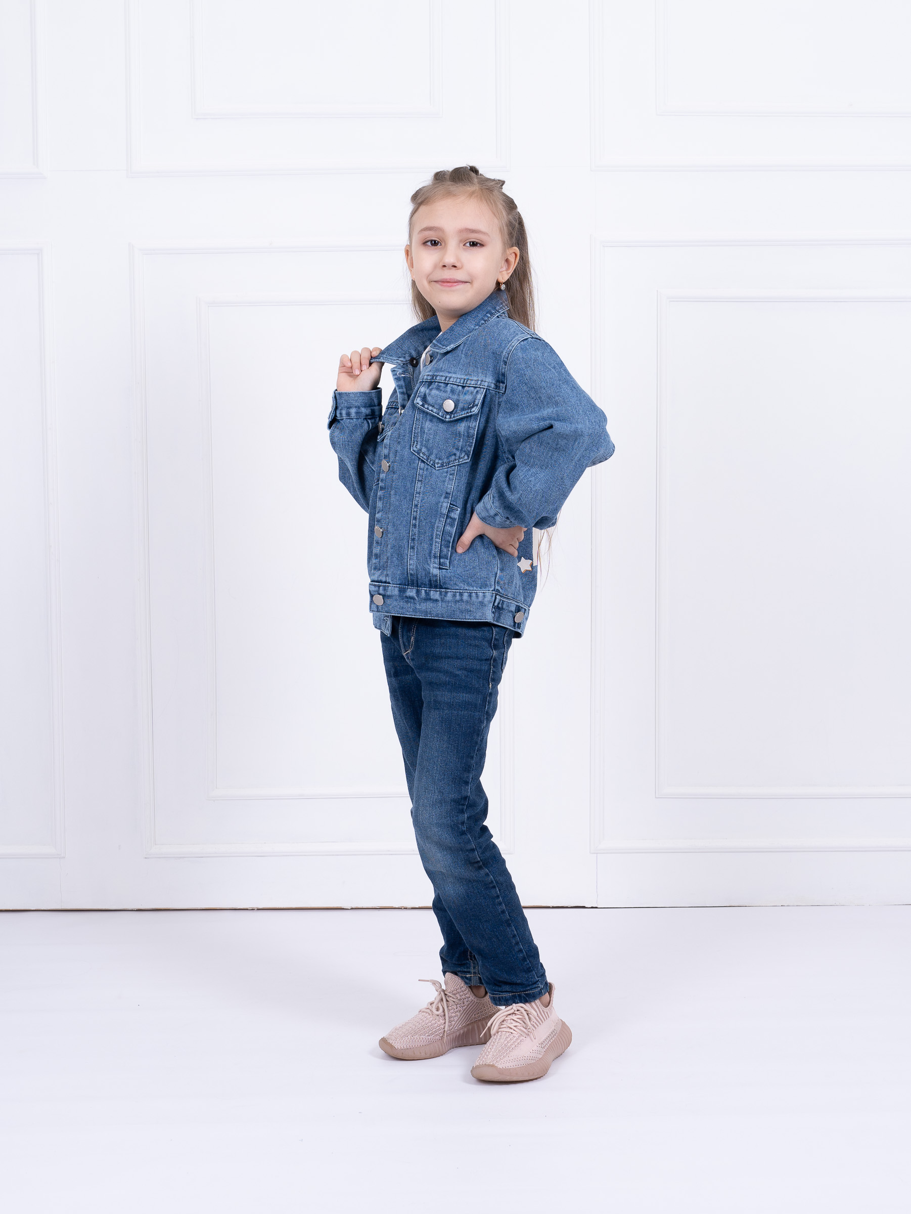 Джинсовая куртка TiGaDa куртка\джинсовая\детская\ - фото 10