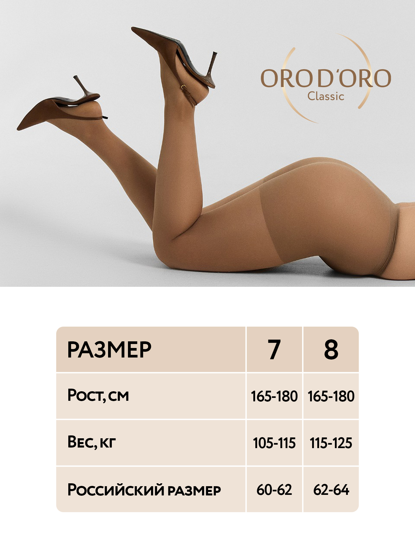 Колготки ORODORO 645/645-1/nero - фото 4