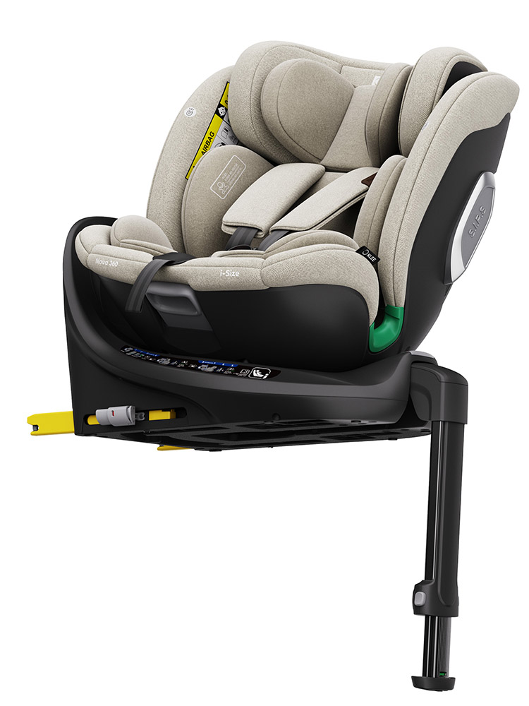 Автокресло KLEE Nova 360 i-Size Isofix 0+/1/2/3 (0-36 кг) бежевый - фото 13