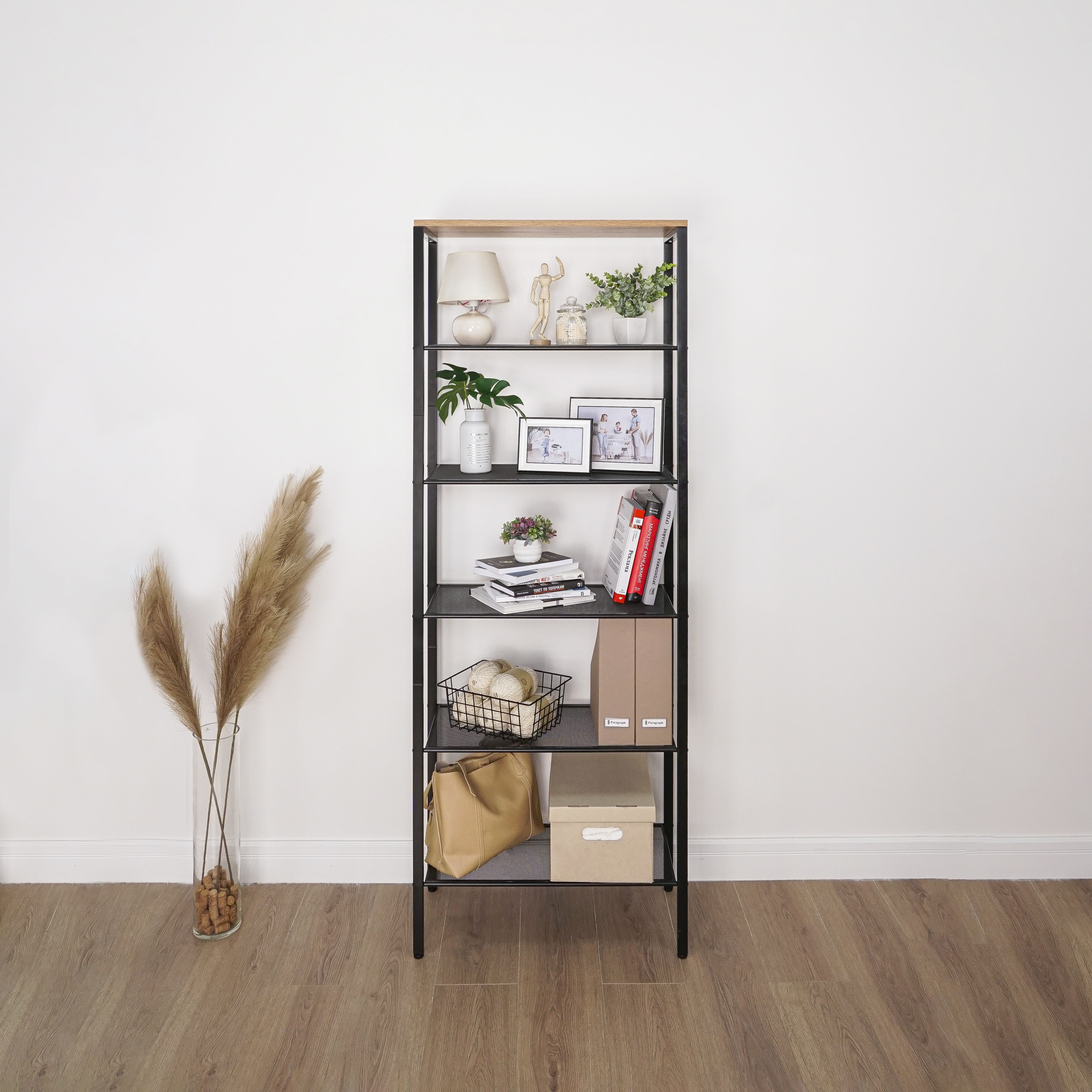 Стеллаж ЗМИ Торонто 26 черный - фото 4