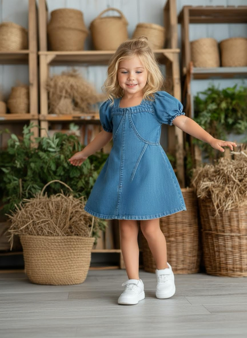 Платье Artcher ПлатьеДжинс001Голубое - фото 7