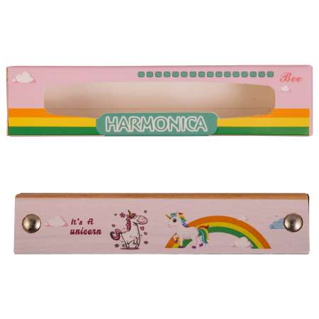 Губная гармошка BEE DF16W PINK 32 язычков