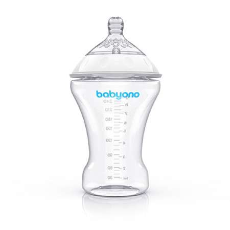 Бутылочка Babyono Natural 260 мл 1 шт. в ассортименте