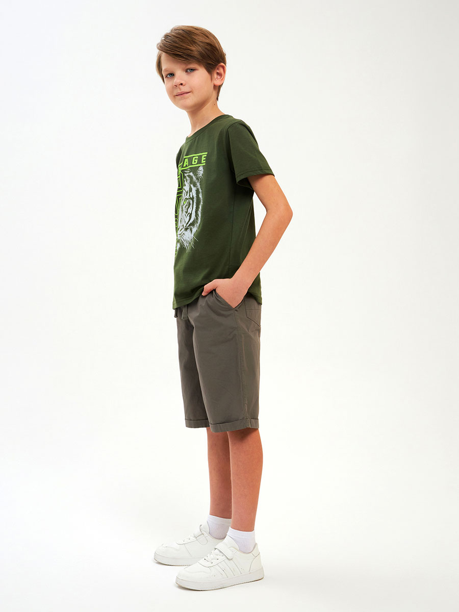 Шорты ME WE JB125-W303-174_Хаки - фото 3