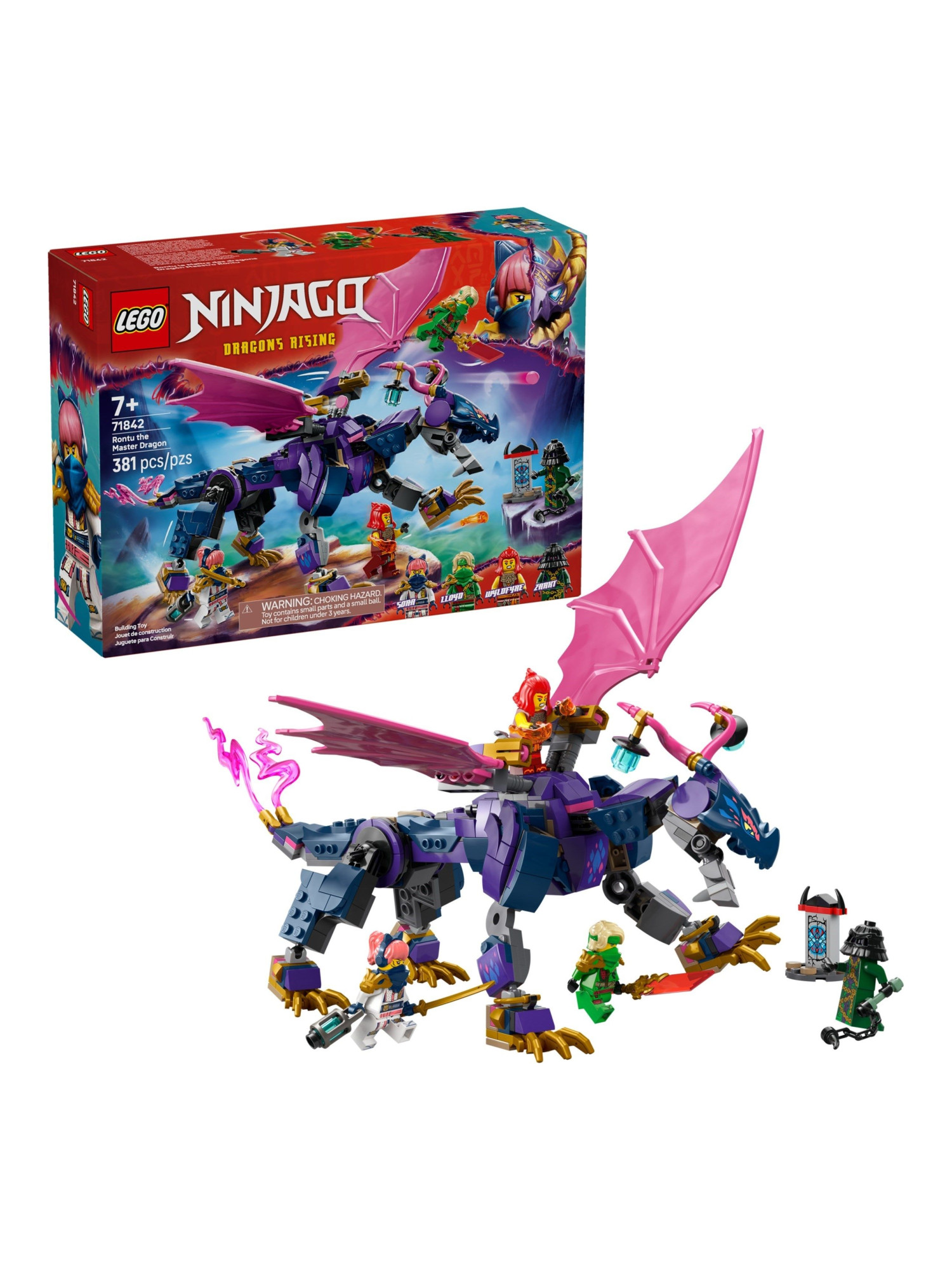 Конструктор LEGO NINJAGO Ронту - Главный дракон 381 дет. - фото 4