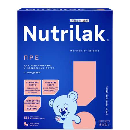 Смесь Nutrilak Premium Пре 350г с 0мес