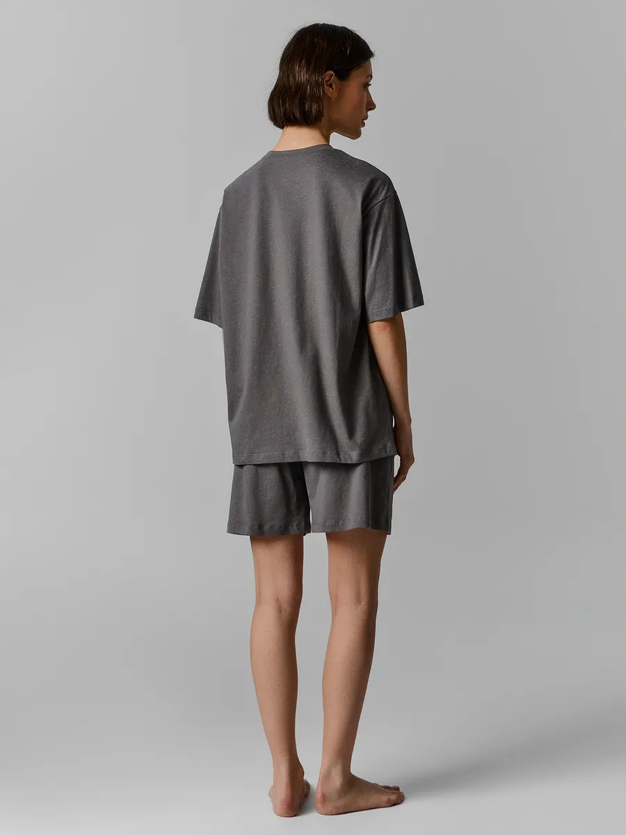 Пижама Mark Formelle (Марк Формэль) 592596-1/потертость на сером +печать - фото 3