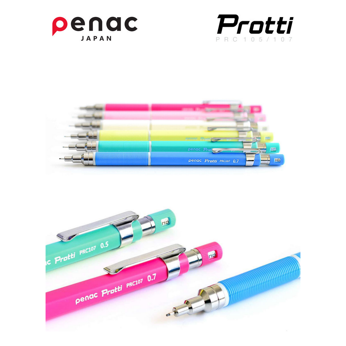 Карандаши чернографитные PENAC механический 1 шт. - фото 6