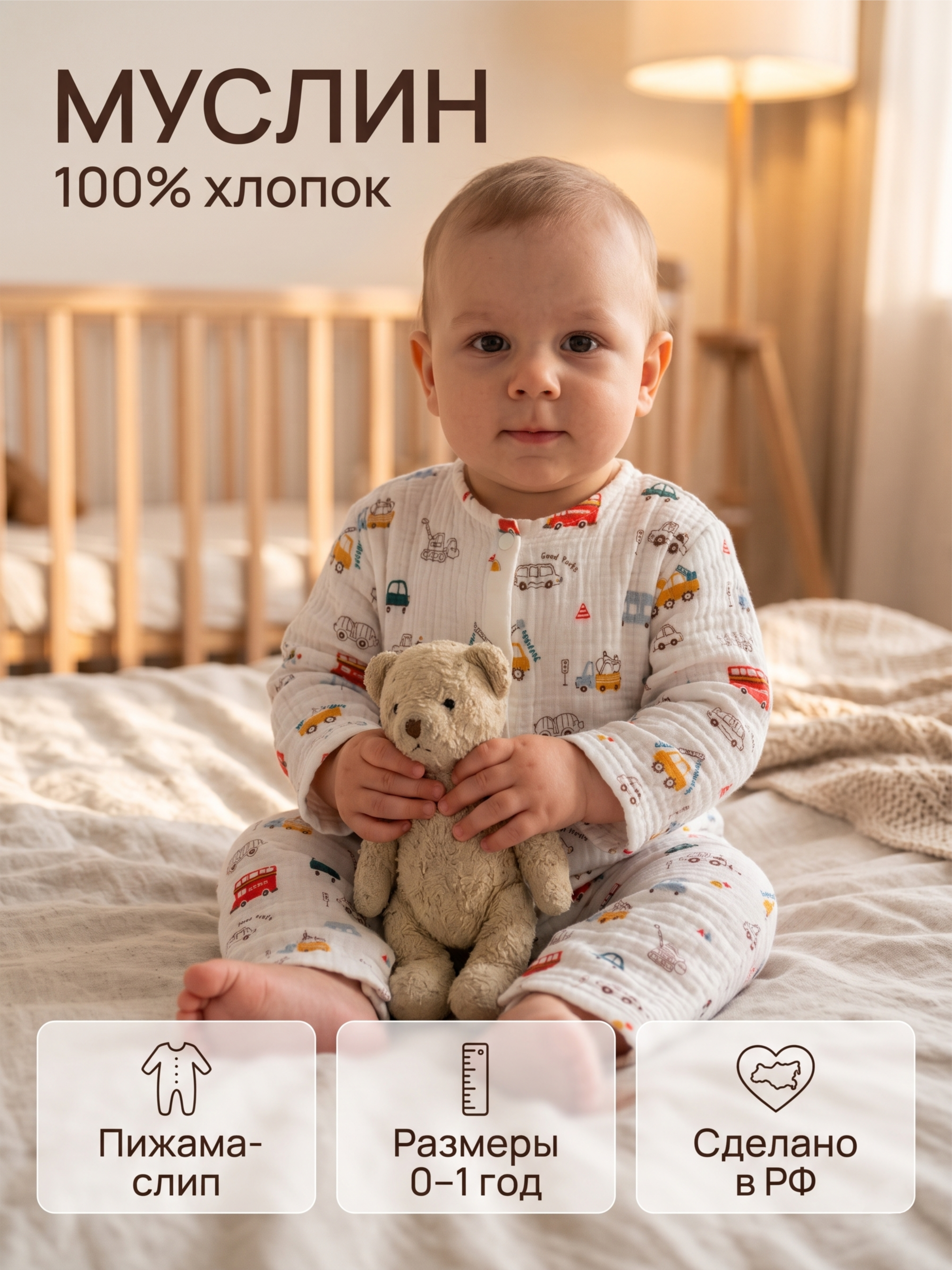 Комбинезон СОННЫЙ ГНОМИК 1003/19 - фото 16