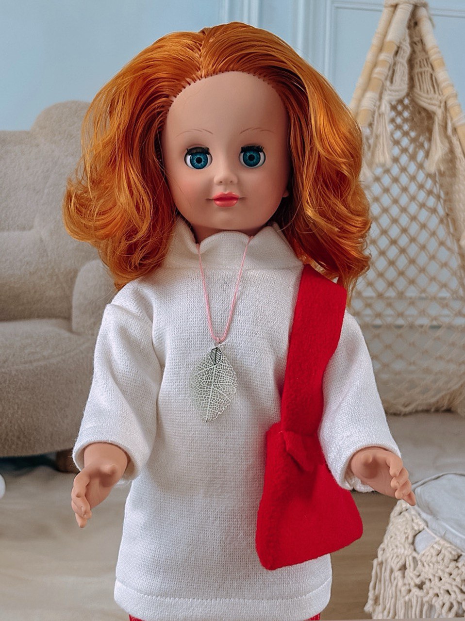 Кукла большая (ростовая) СТРАНА КУКОЛ говорящая Стелла высота 60 см 22-03.3 - фото 17