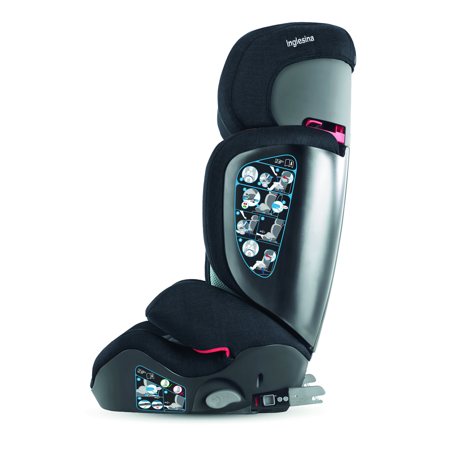 Автокресло Inglesina Isofix 2/3 (15-36 кг) черный - фото 2