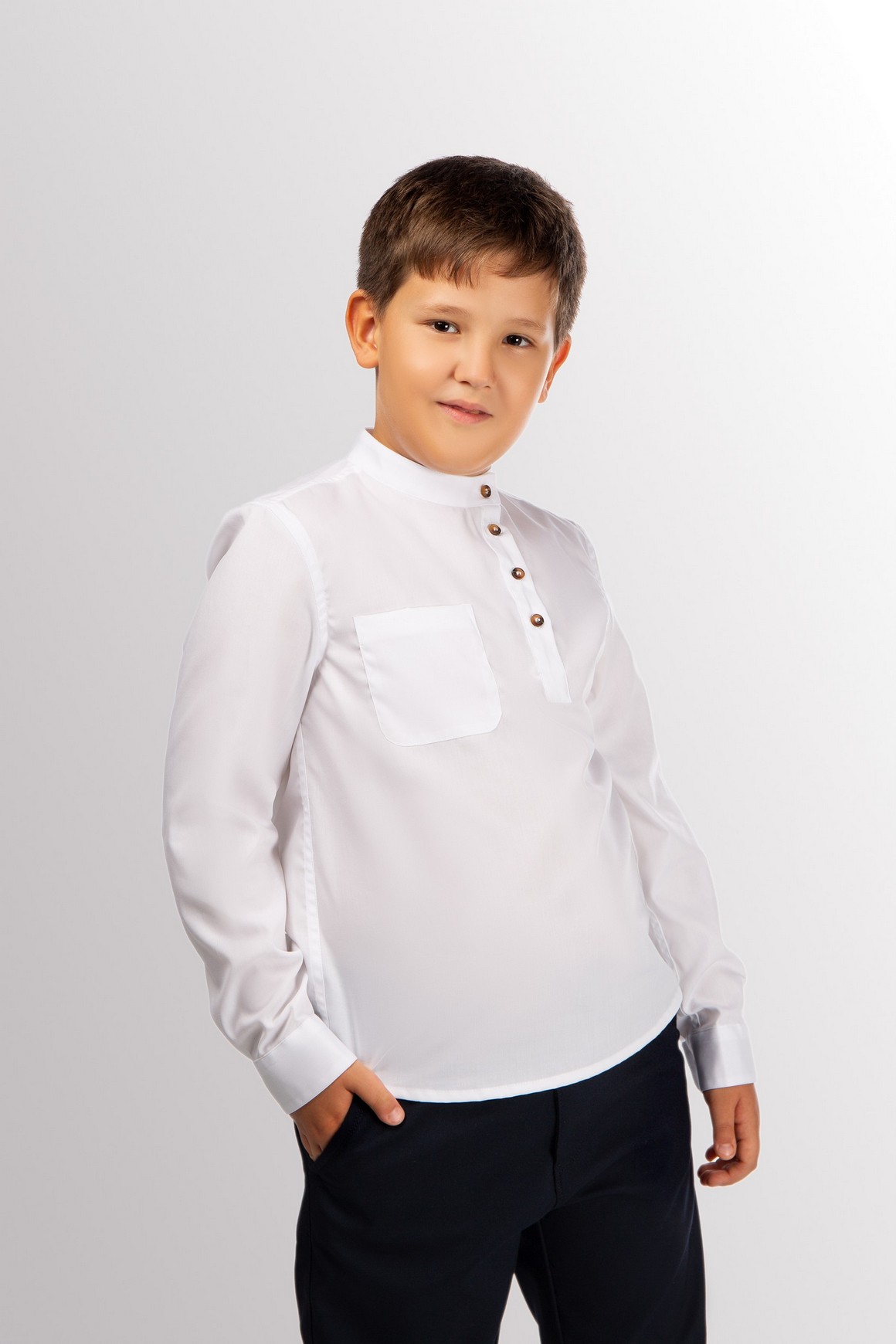 Рубашка Sovorotka SOV-DET-100-WHITE - фото 1