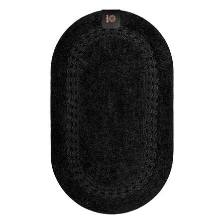Коврик для ванной DeNASTIA 60x100 хлопок черный M111292