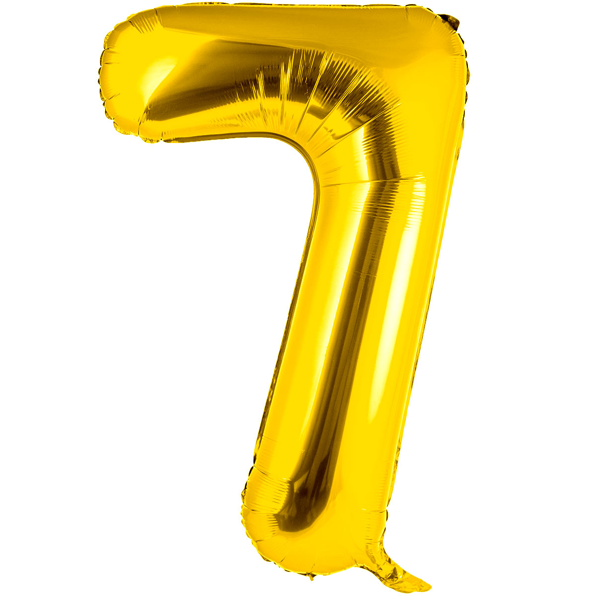 Шар воздушный Веселая затея Цифра 7 Gold 40см - фото 1