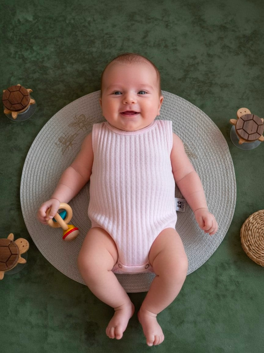 Набор боди для новорожденных 167_Набор_боди_майка_лапша_молоко_розовый - фото 13